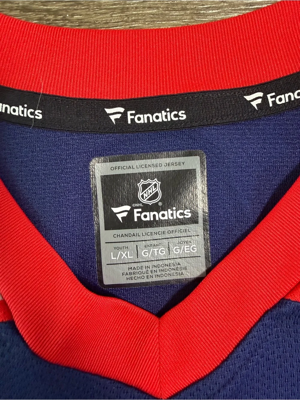 Fanatics Columbus Blue Jackets Youth Home Jersey